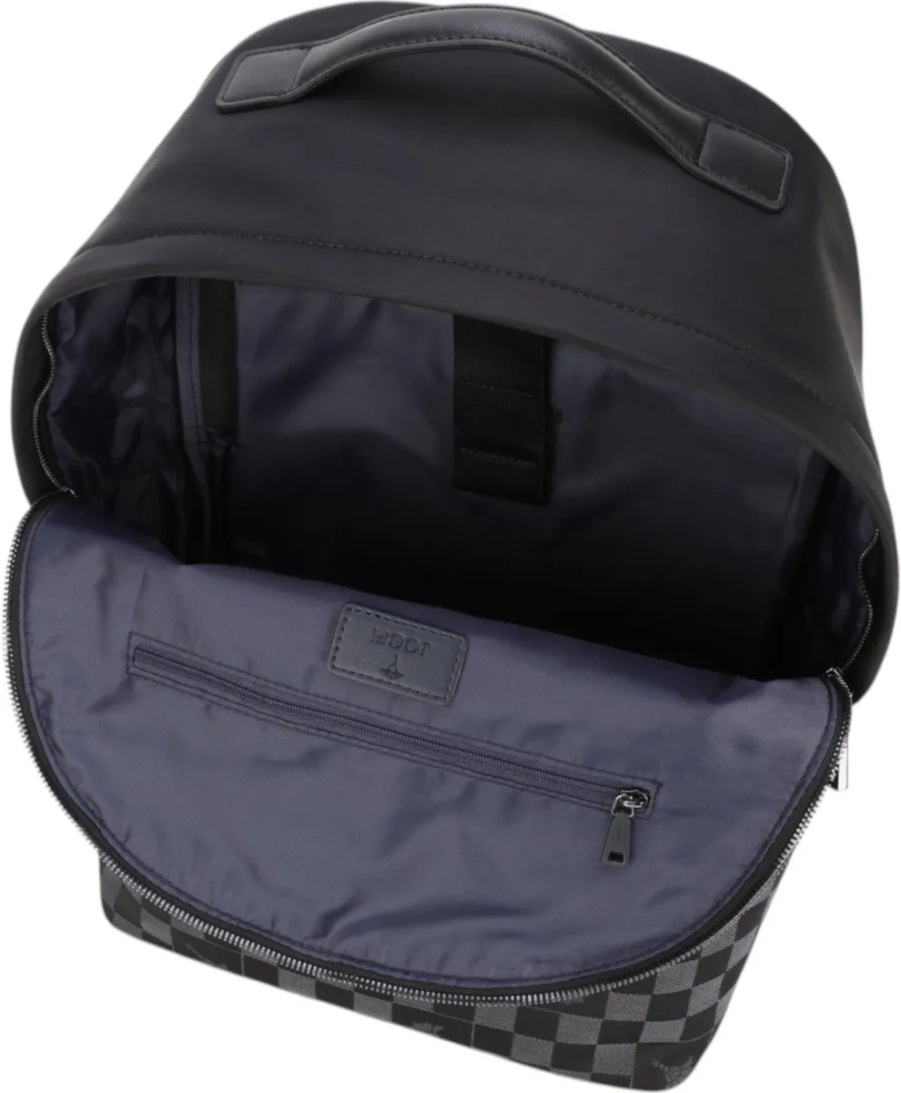 Joop! Miko Backpack Scacchi - 15 inch - Zwart