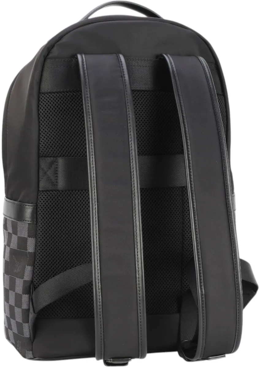 Joop! Miko Backpack Scacchi - 15 inch - Zwart