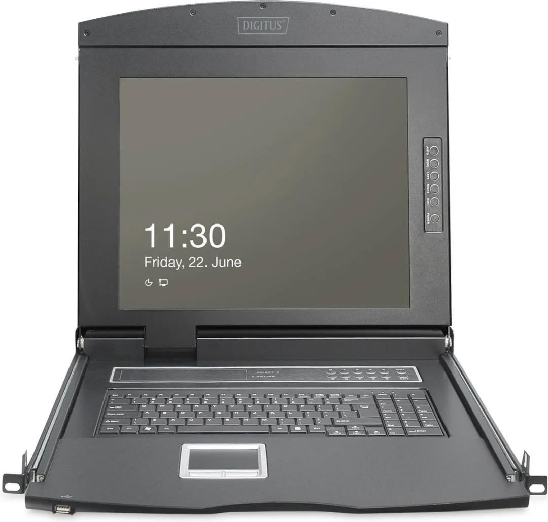 Digitus DS-72221-2GE Rack Console 19" - 1920x1080 - Zwart