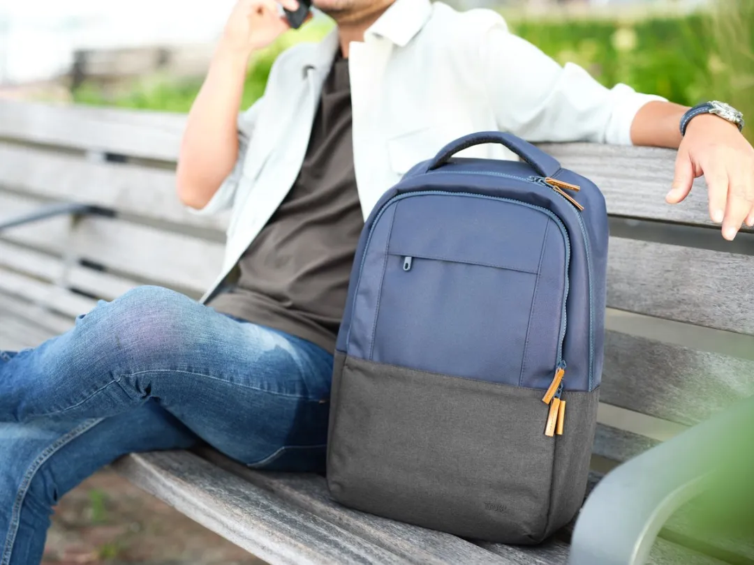 Trust Lisboa 16" Rugzak - 16 Inch Laptop - Blauw - afbeelding 6 van 6