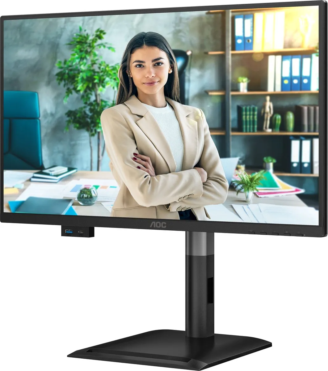 AOC 24P4U Monitor 23.8" Full HD - Zwart