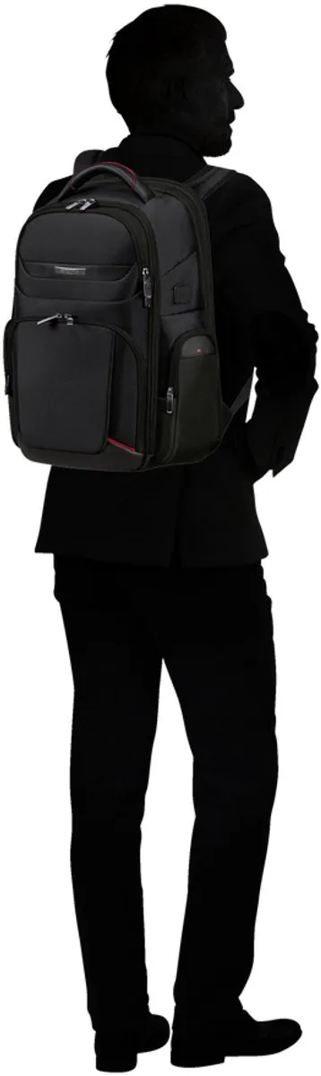 Samsonite Laptoprugzak - Pro-Dlx 6 15,6 inch Uitbreidbaar 21/26 l - Black