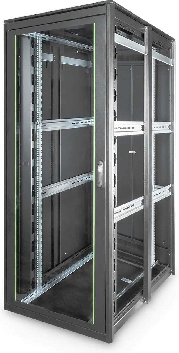 Digitus DN-19 42U-8/12-1B Vrijstaand Rack - Zwart - afbeelding 6 van 6