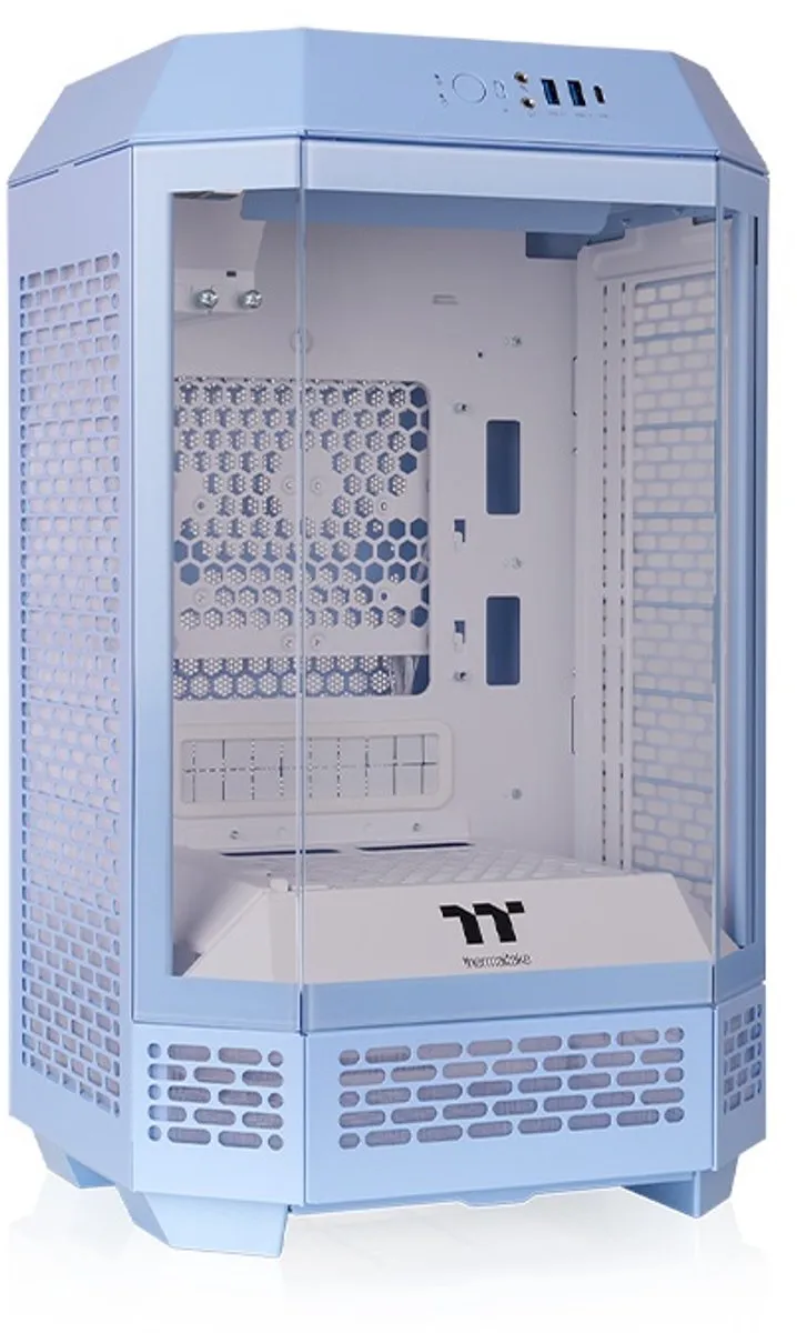 Thermaltake The Tower 250 Hydrangea Blue Mini Tower - Blauw