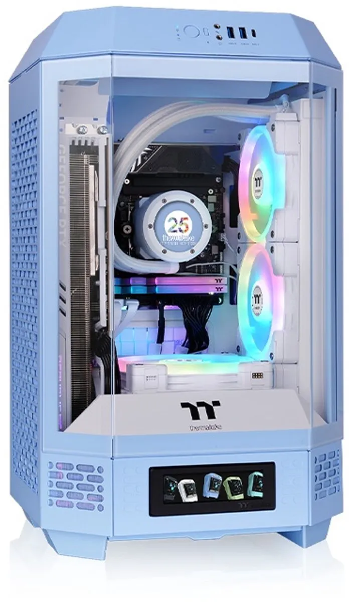 Thermaltake The Tower 250 Hydrangea Blue Mini Tower