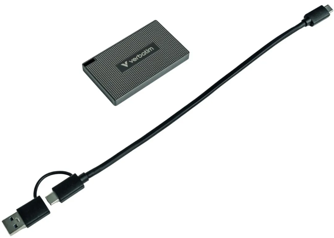 Verbatim Metal Mini 512GB Externe SSD - 512GB - Zwart