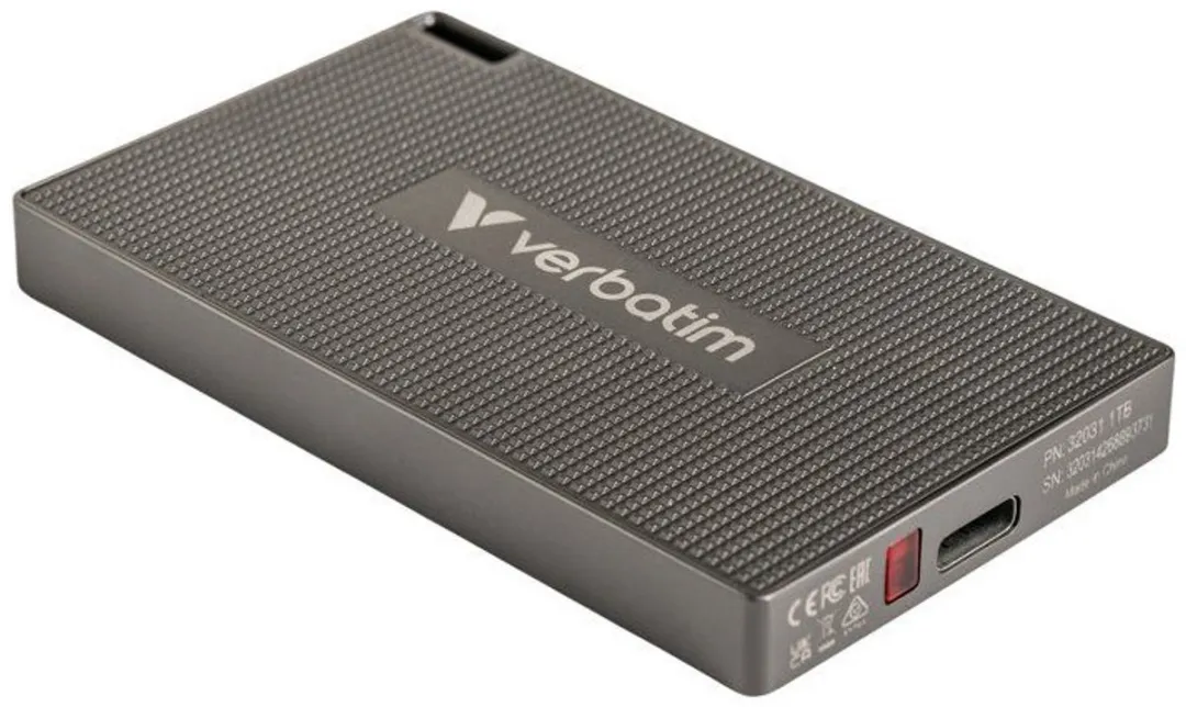 Verbatim Metal Mini 512GB Externe SSD - 512GB - Zwart