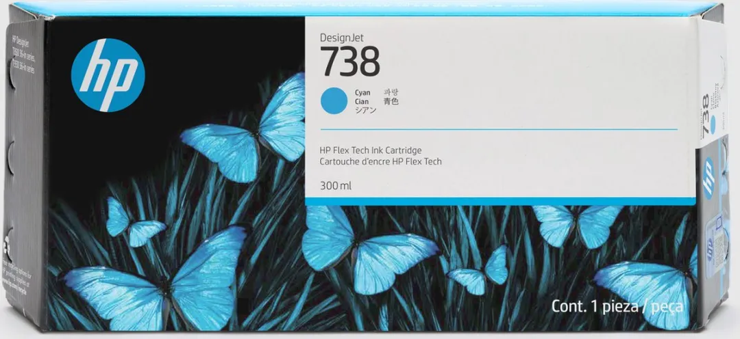HP DesignJet 498N8A Inktcartridge Zwart 300ml