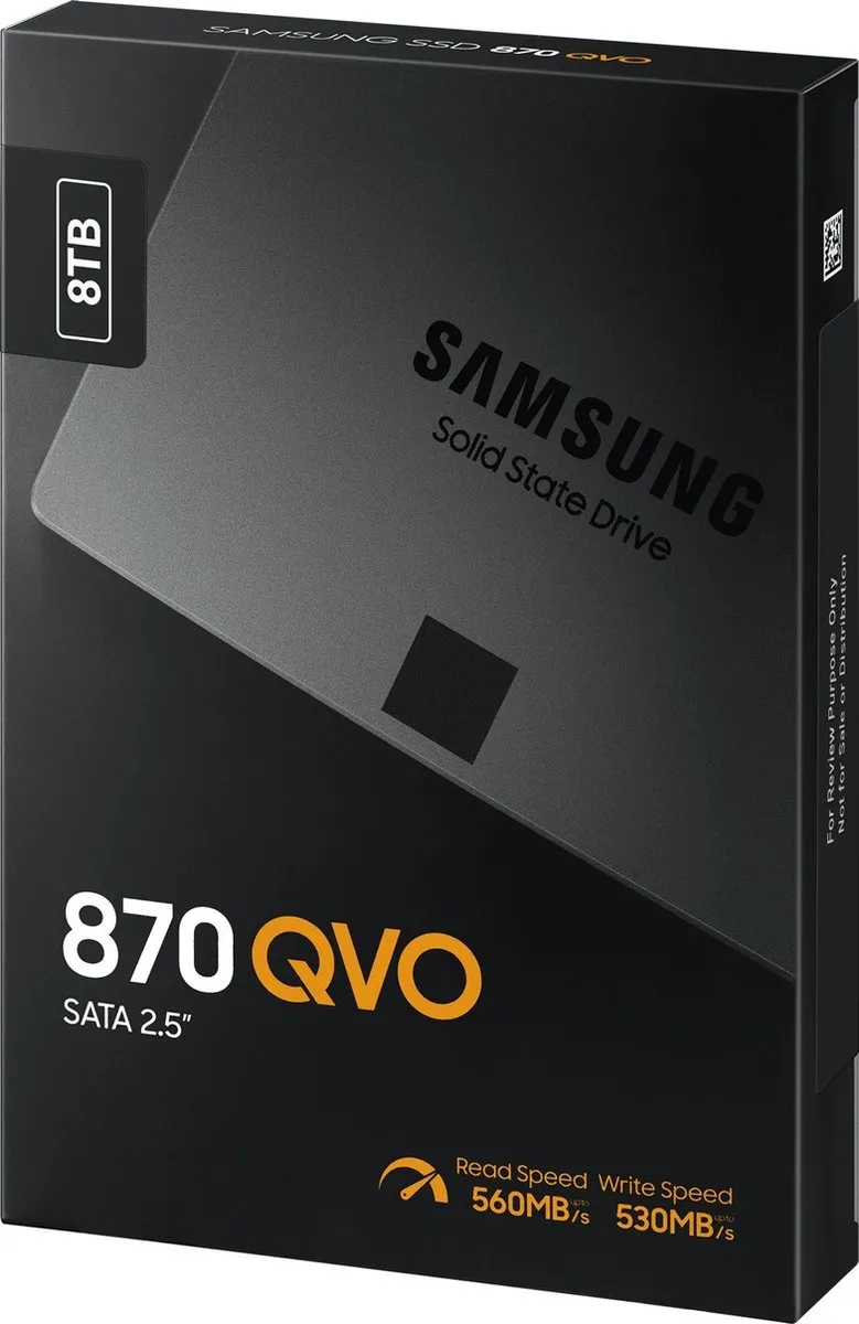 Samsung 870 QVO MZ-77Q8T0BW Interne SSD 8TB