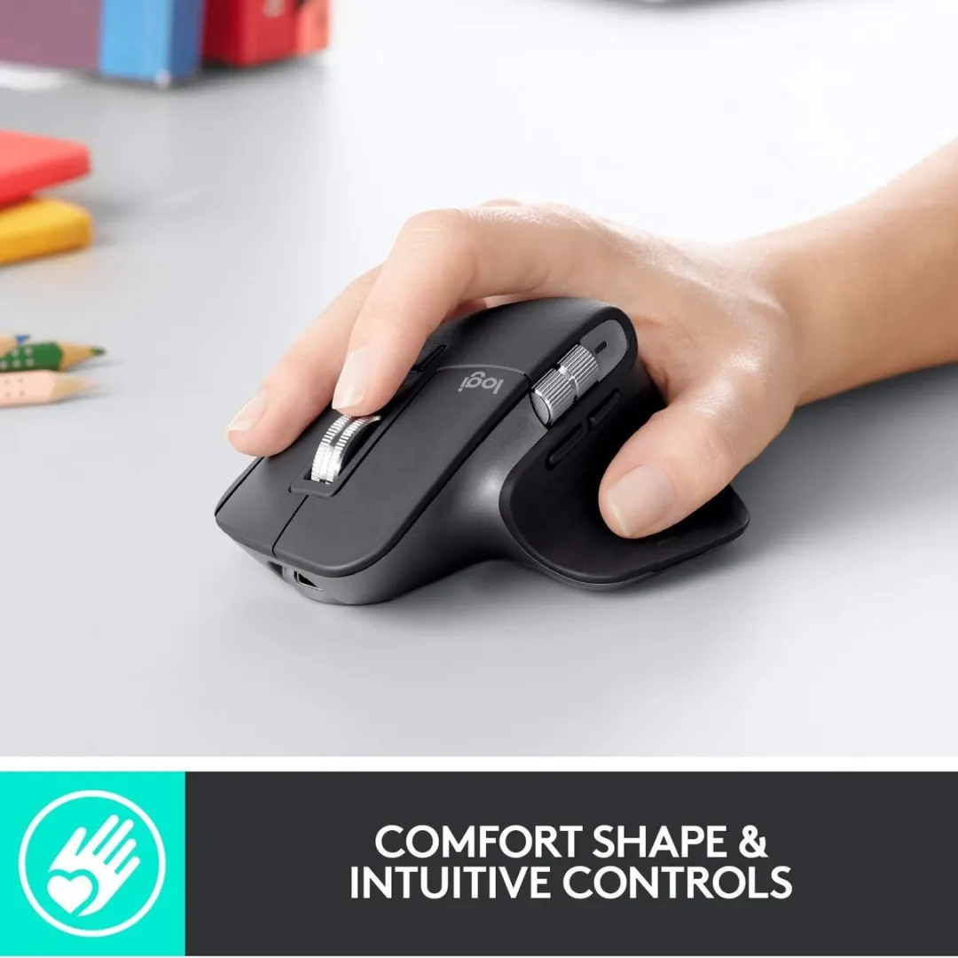 Logitech MX Master 2S 910-007225 - Bluetooth - 7 Knoppen - Zwart