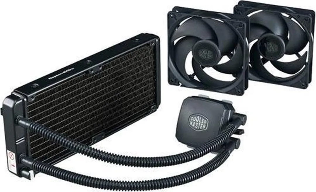 Cooler Master Nepton 240M RL-N24M-24PK-R1 Waterkoeler - 2 Ventilatoren - Zwart