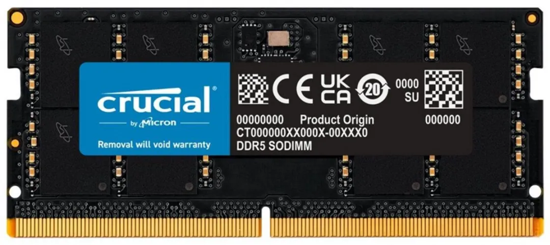 Crucial DDR5 SO-DIMM 32GB 5600MHz CT32G56C46S5