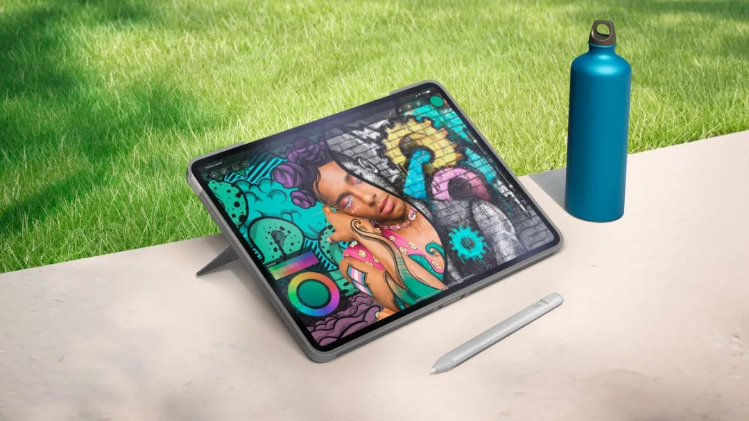 Logitech Combo Touch Toetsenbord - iPad Air 13" - Grijs