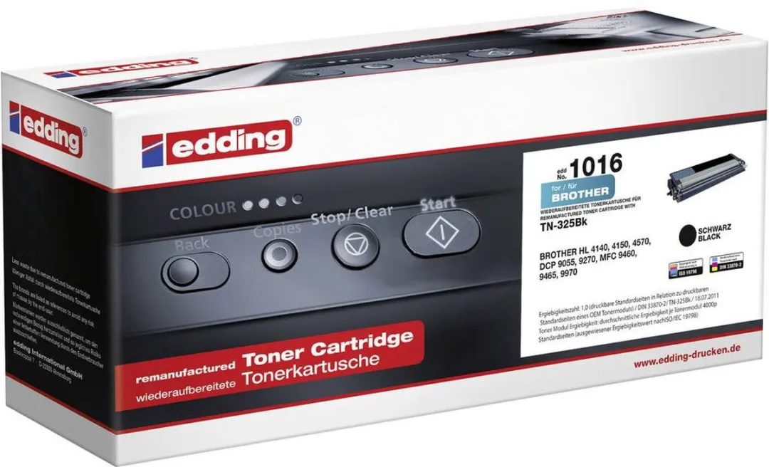 edding 1016 Tonercassette - 4000 Pagina's - Zwart