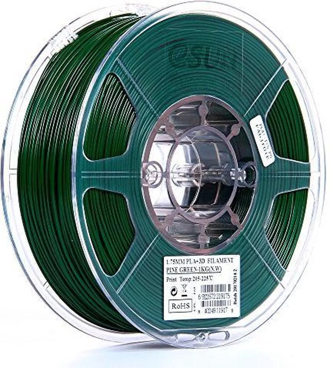 ESUN PLA+ Pine Green 3D Printerfilament 1.75mm