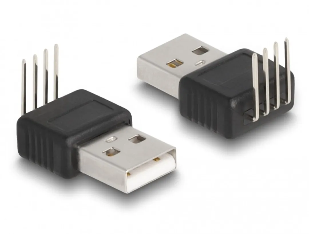 Delock USB 2.0 Adapter Type-A M naar 4-pin 90°