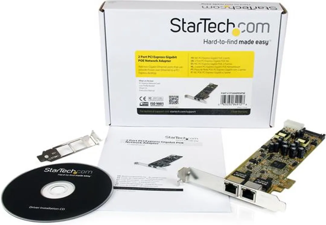 Startech ST2000PEXPSE Netwerkkaart - 2x Ethernet - afbeelding 6 van 6