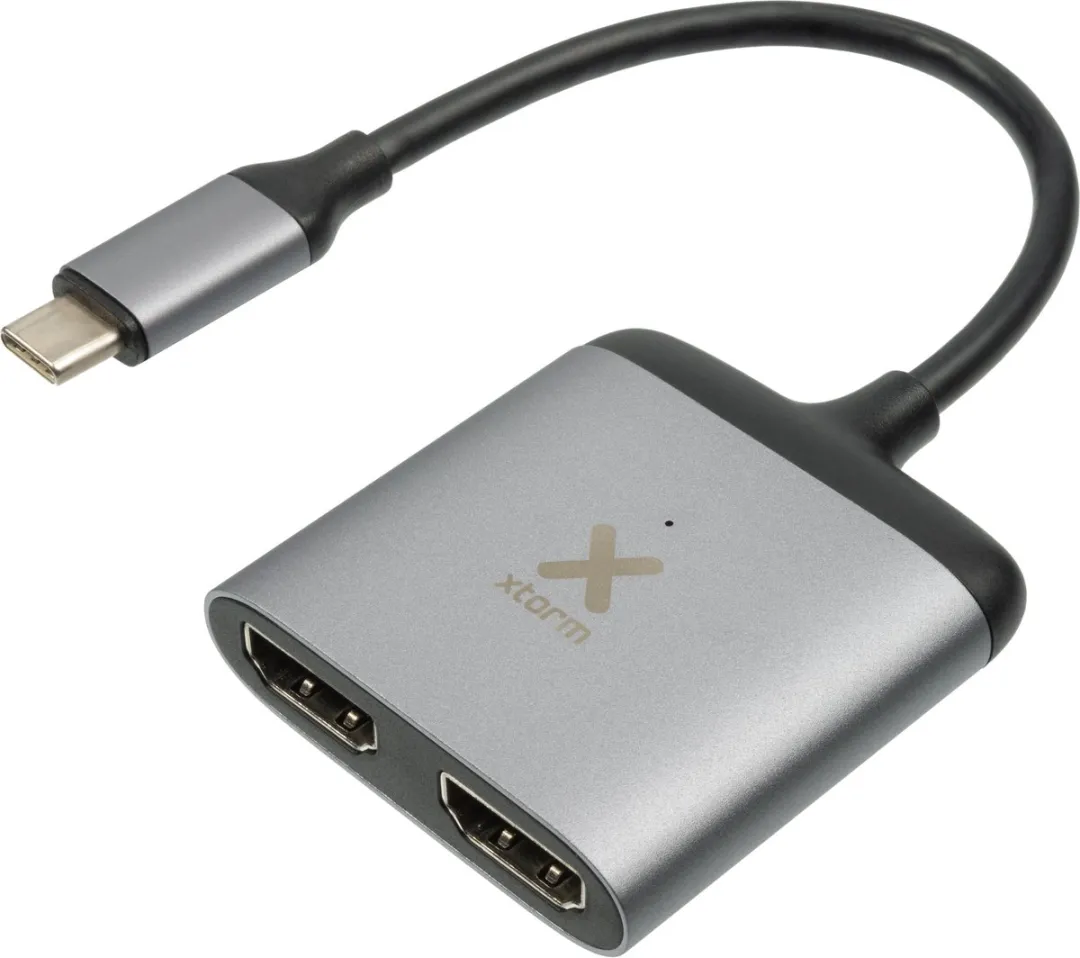 Xtorm XC202 USB-C Hub 2x HDMI - Grijs