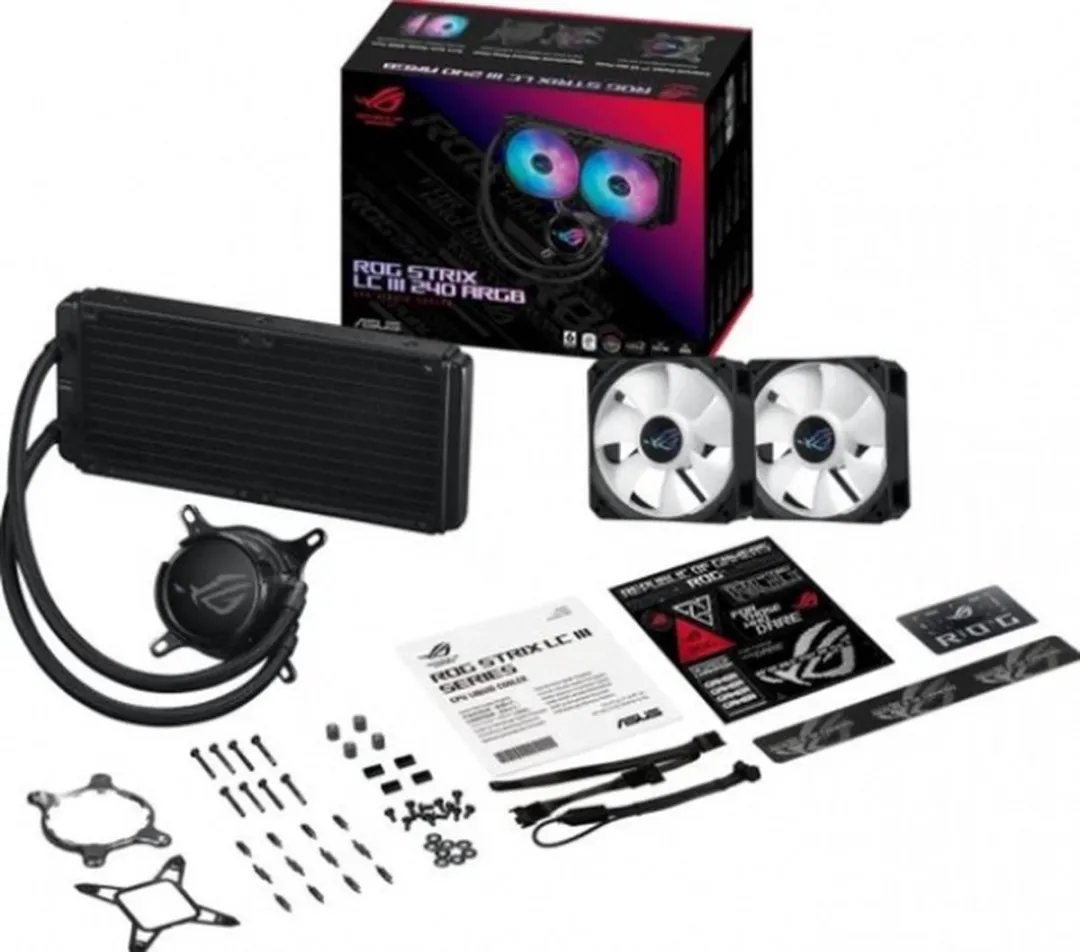 ASUS ROG Strix LC III 240 ARGB Processor Kit 90RC00F0-M00070 - 2x 12cm
