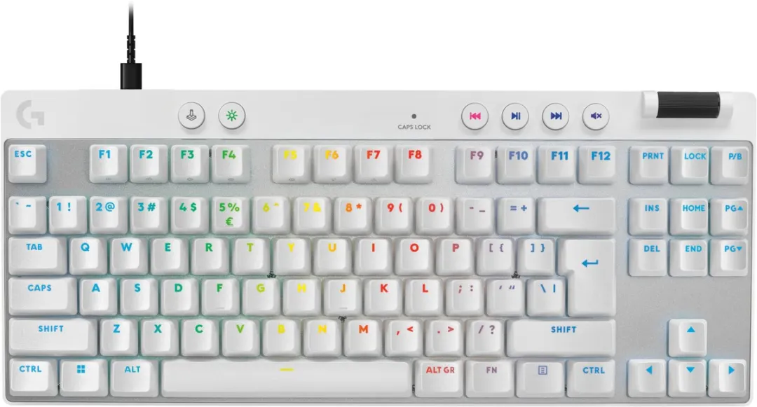 Logitech G PRO X TKL Gaming Toetsenbord Wit