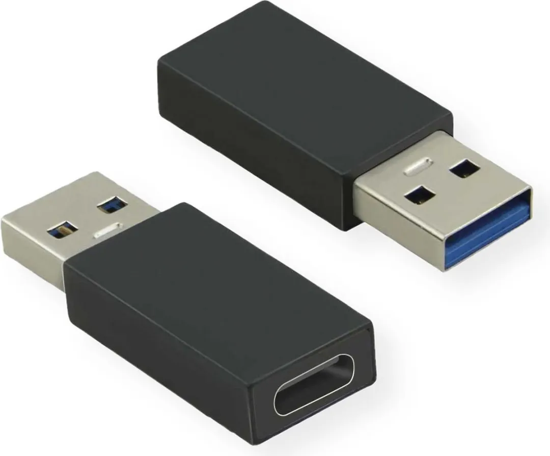 Value USB 3.2 Gen 1 Adapter Type A-C M/F 12.99.2998 - Zwart
