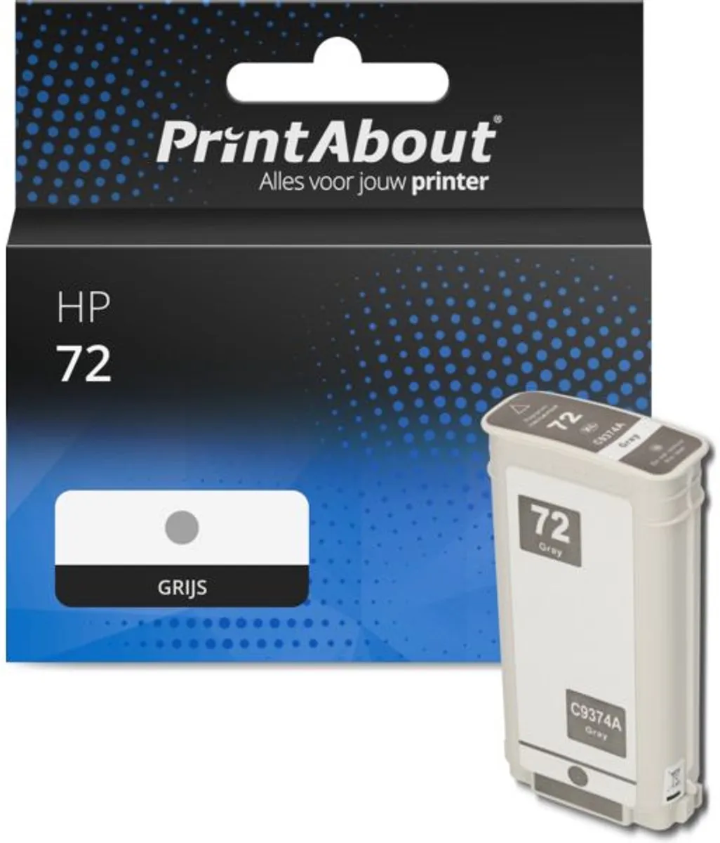PrintAbout Inktcartridge C9374A Grijs