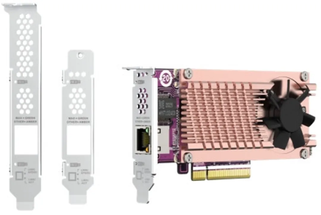 QNAP QM2-2P10G1TB Netwerkkaart - Zilver