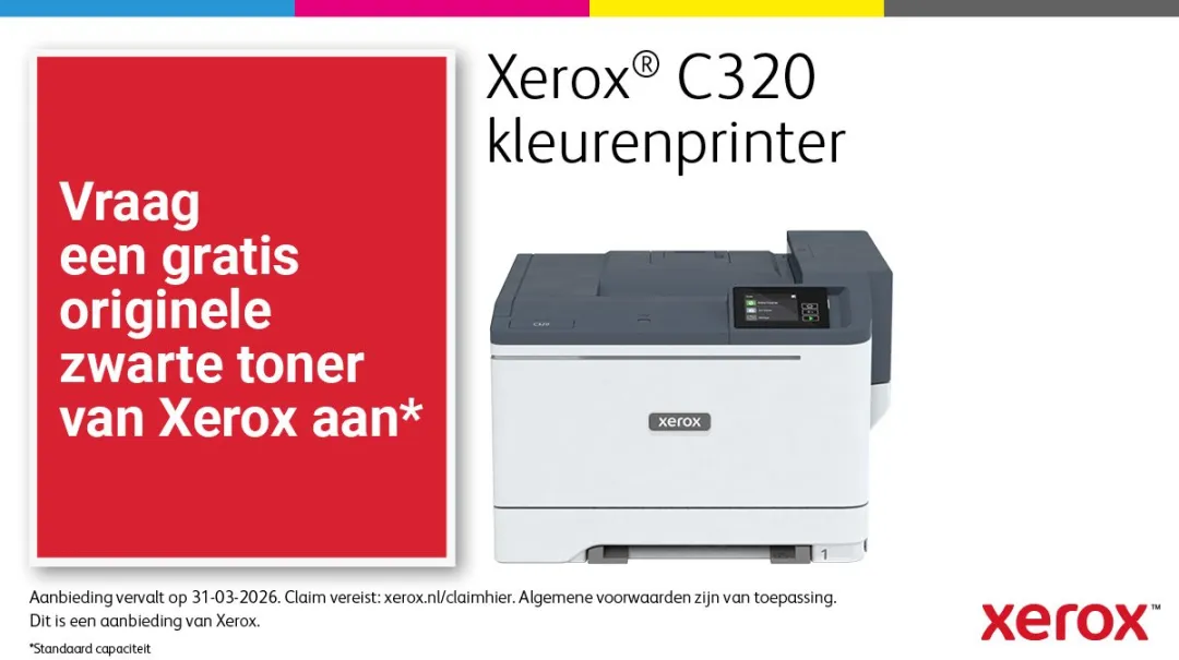 Xerox C320V_DNI A4 Printer - 33 ppm Kleur - 901 Vel - Wit - afbeelding 6 van 6
