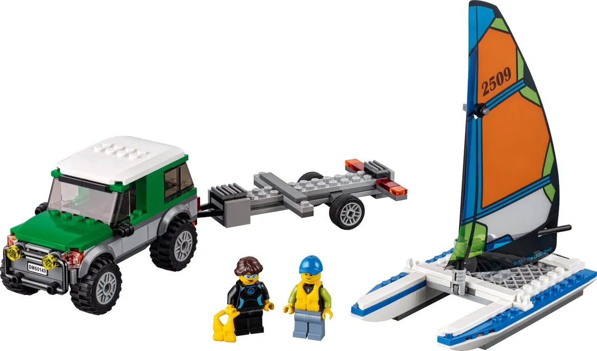 LEGO City 4x4 met Catamaran 60149 - 198 Stukken - afbeelding 2 van 6