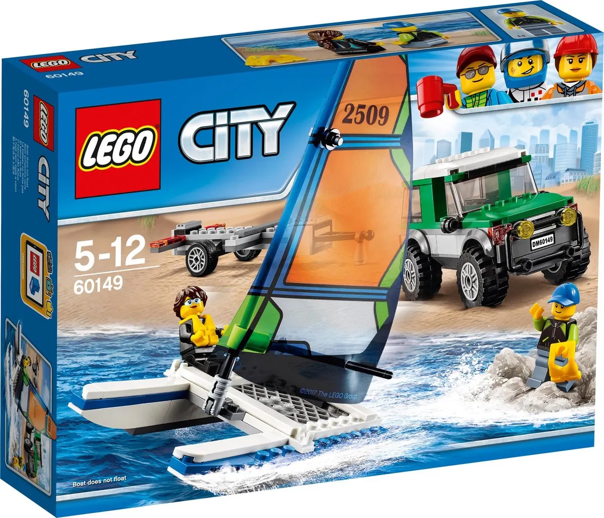 LEGO City 4x4 met Catamaran 60149