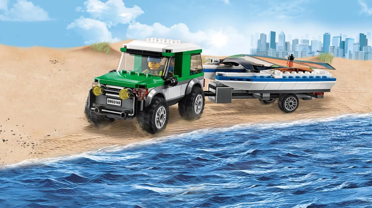 LEGO City 4x4 met Catamaran 60149 - 198 Stukken - afbeelding 4 van 6