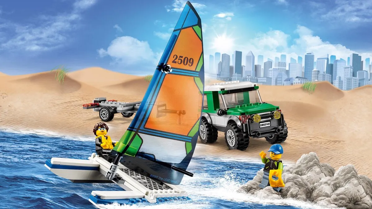 LEGO City 4x4 met Catamaran 60149 - 198 Stukken - afbeelding 3 van 6