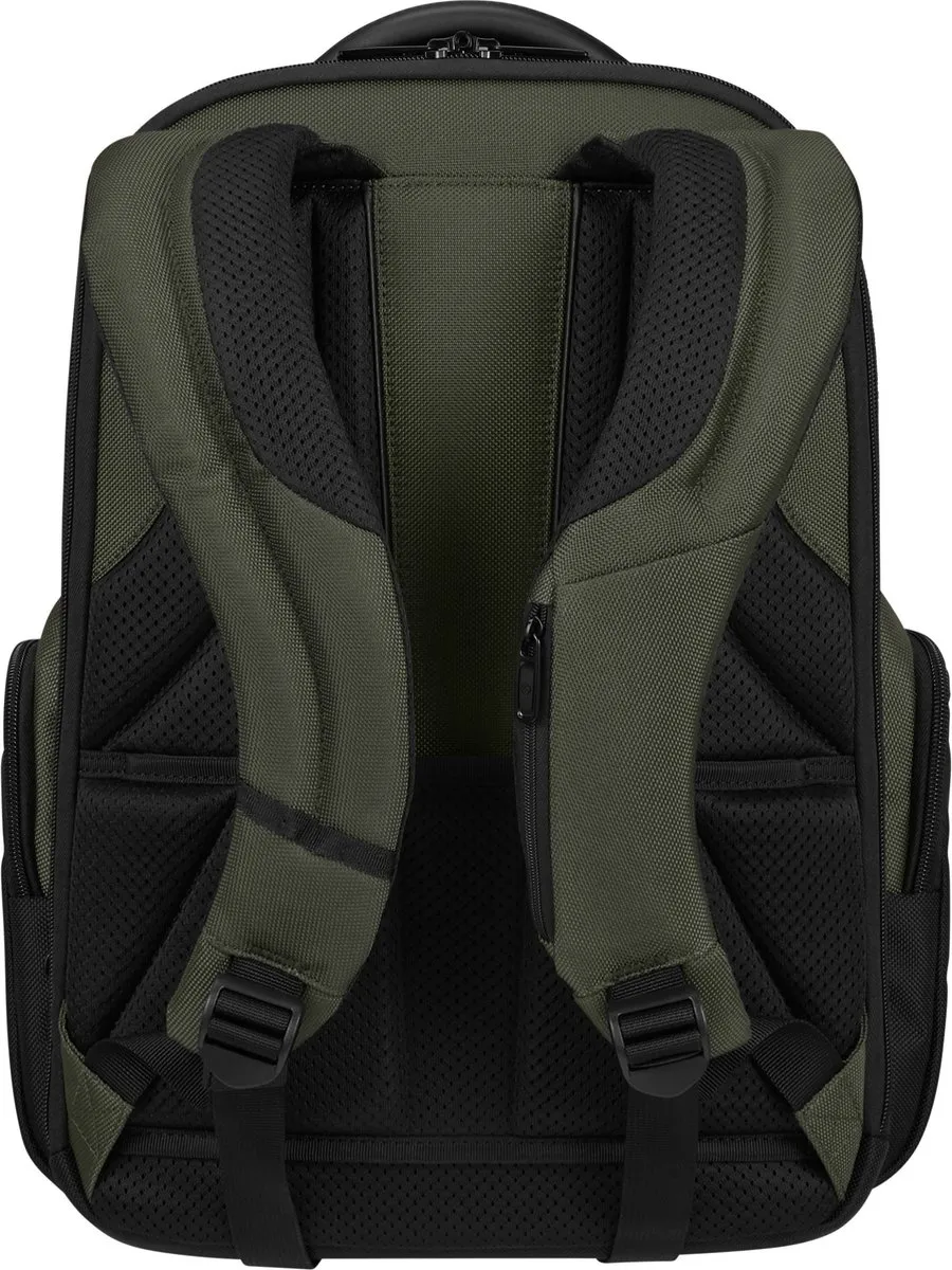 Samsonite Laptoprugzak - Pro-Dlx 6 15.6 inch Uitbreidbaar 21/26 l - Green