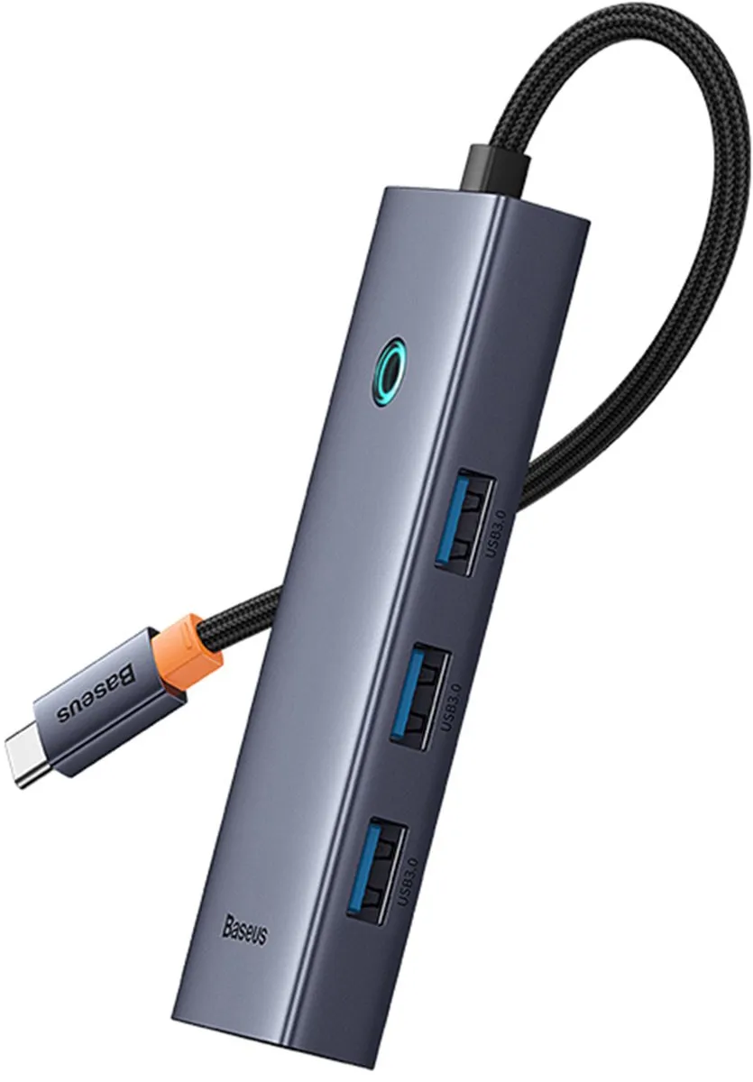 Baseus UltraJoy 5-in-1 USB-C Hub 4K 30Hz - 100W - Space Grey