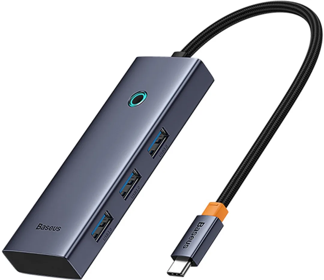 Baseus UltraJoy 5-in-1 USB-C Hub 4K 30Hz - 100W - Space Grey