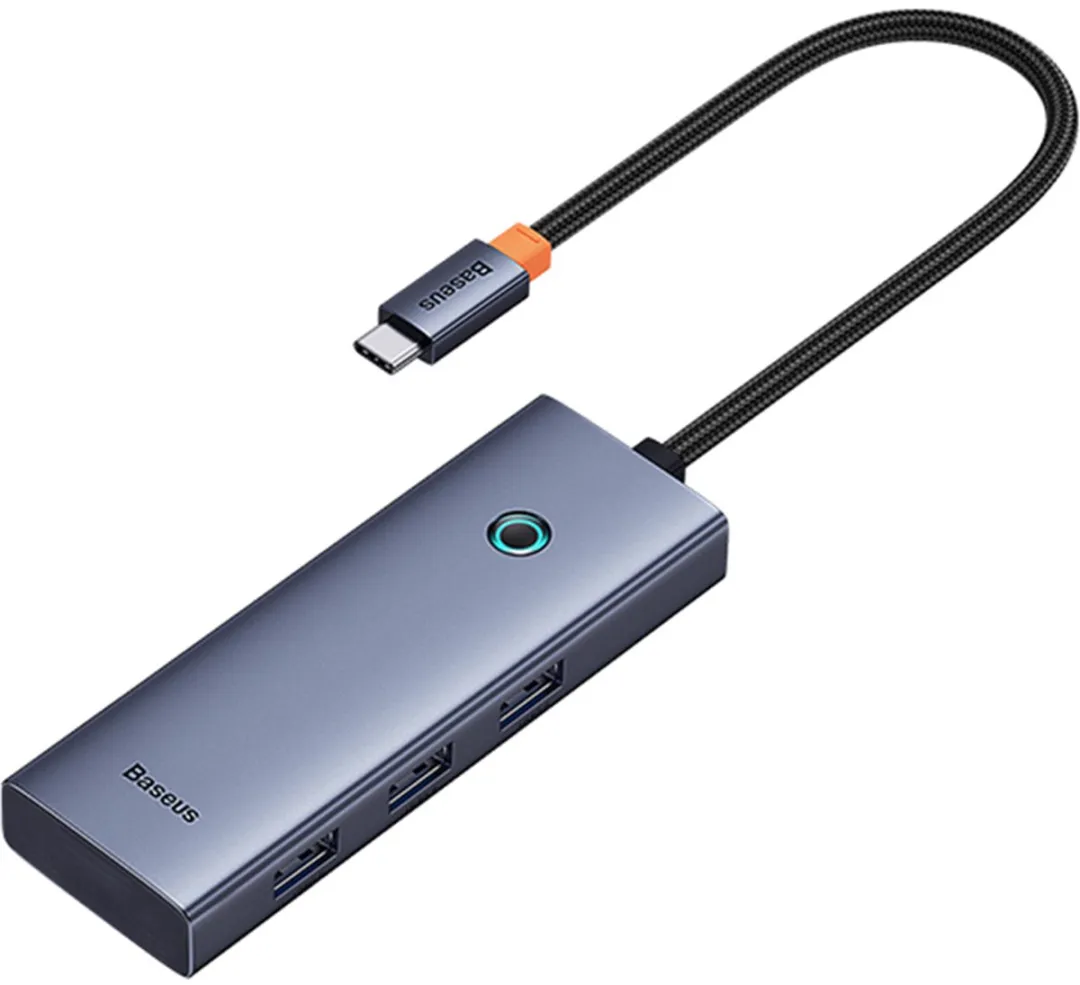 Baseus UltraJoy 5-in-1 USB-C Hub 4K 30Hz - 100W - Space Grey