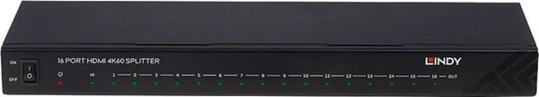 Lindy 38239 HDMI Video Splitter 16x - Zwart