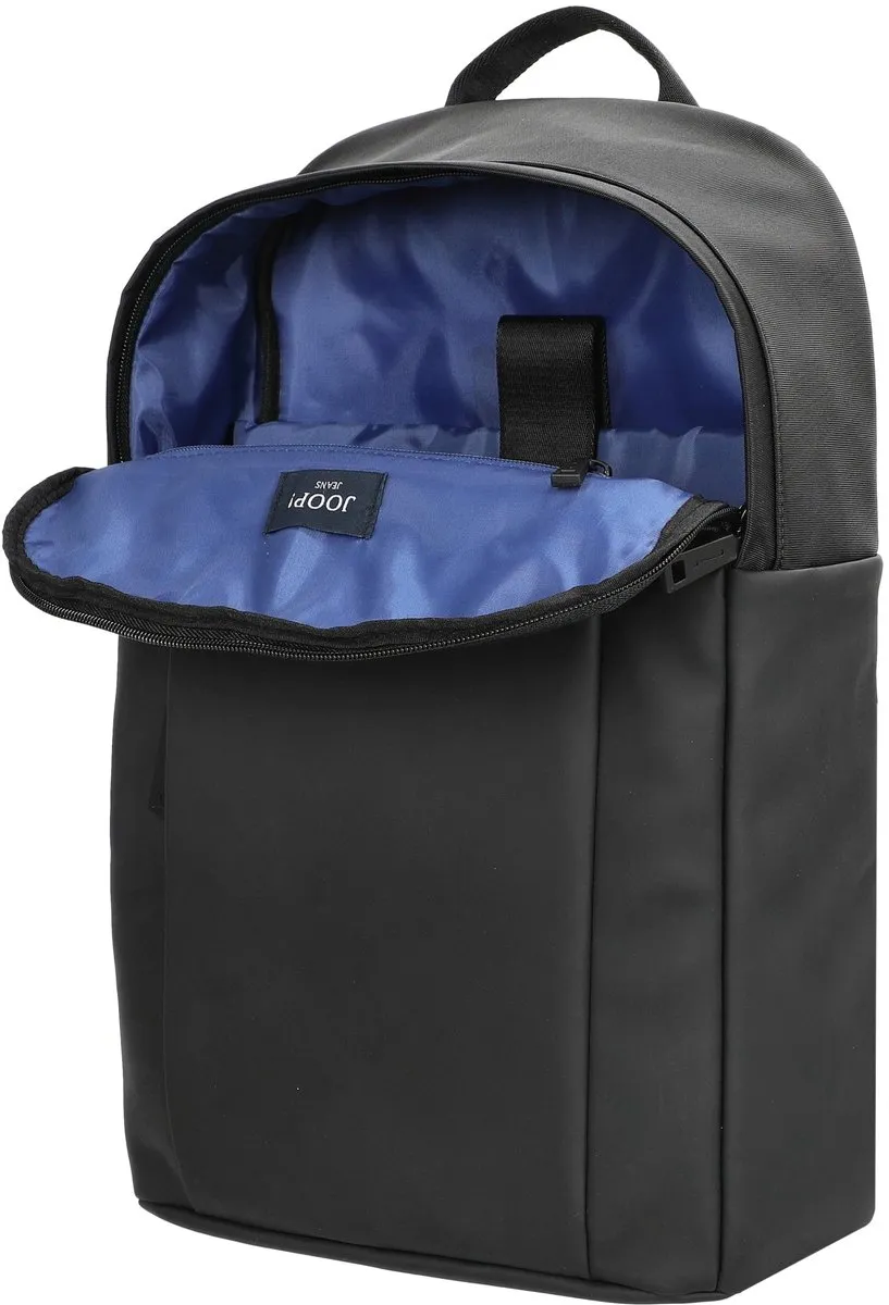 Joop! Miko Backpack Rugzak - 10 inch Laptopvak - Zwart