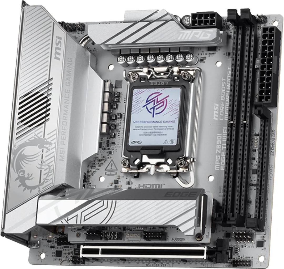 MSI MPG Z890I EDGE TI WIFI Moederbord - ITX - Intel Z890