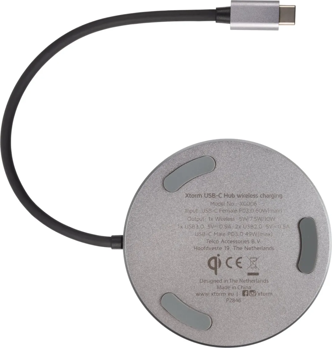 Xtorm Connect Series XC006 USB-C Hub 6-in-1 - 1x HDMI/Thunderbolt 4 - Zwart - afbeelding 4 van 6