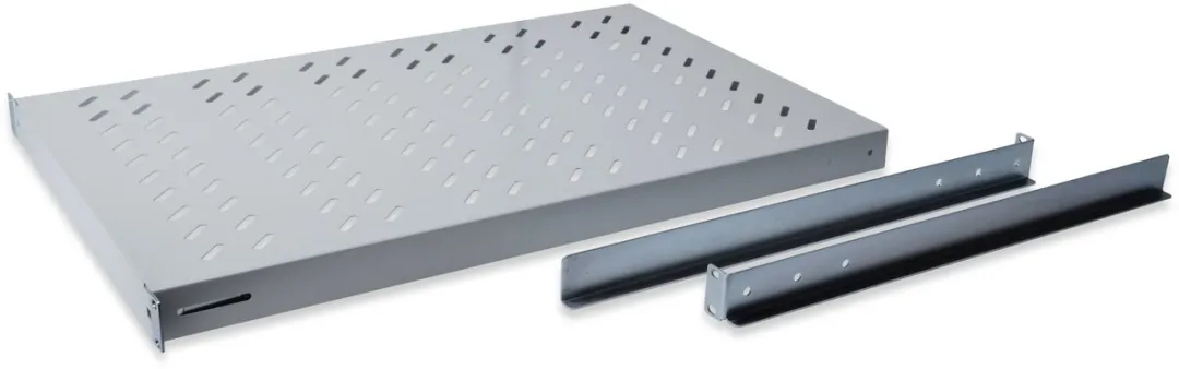 Digitus DN-97648 Apparaatbodem 19" - 1 HE - Grijs-wit