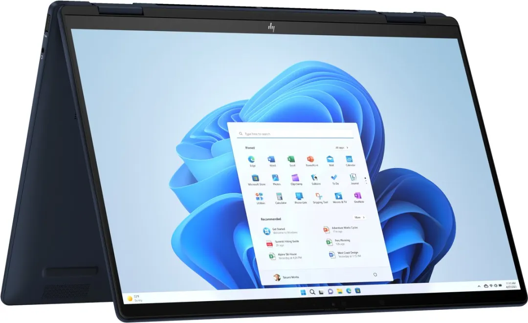 HP ENVY x360 14-fc0675nd 2-in-1 Laptop - 32GB RAM 1TB SSD - Blauw - afbeelding 3 van 6