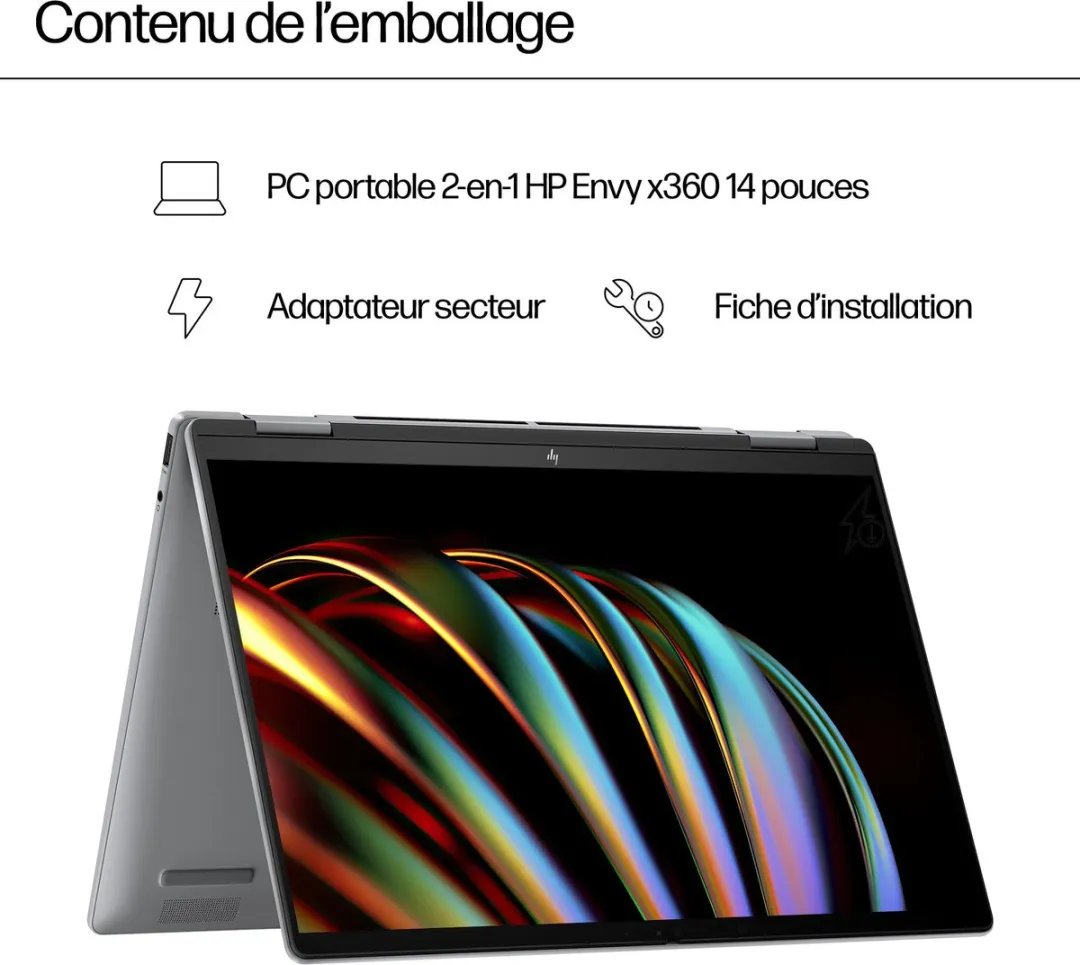 HP ENVY x360 14-fc0675nd 2-in-1 Laptop - 32GB RAM 1TB SSD - Blauw - afbeelding 6 van 6