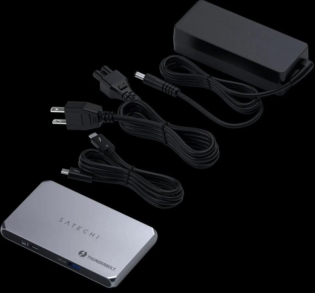 Satechi Thunderbolt 4 Slim Hub ST-T4SHM-EU - Space Gray - afbeelding 6 van 6