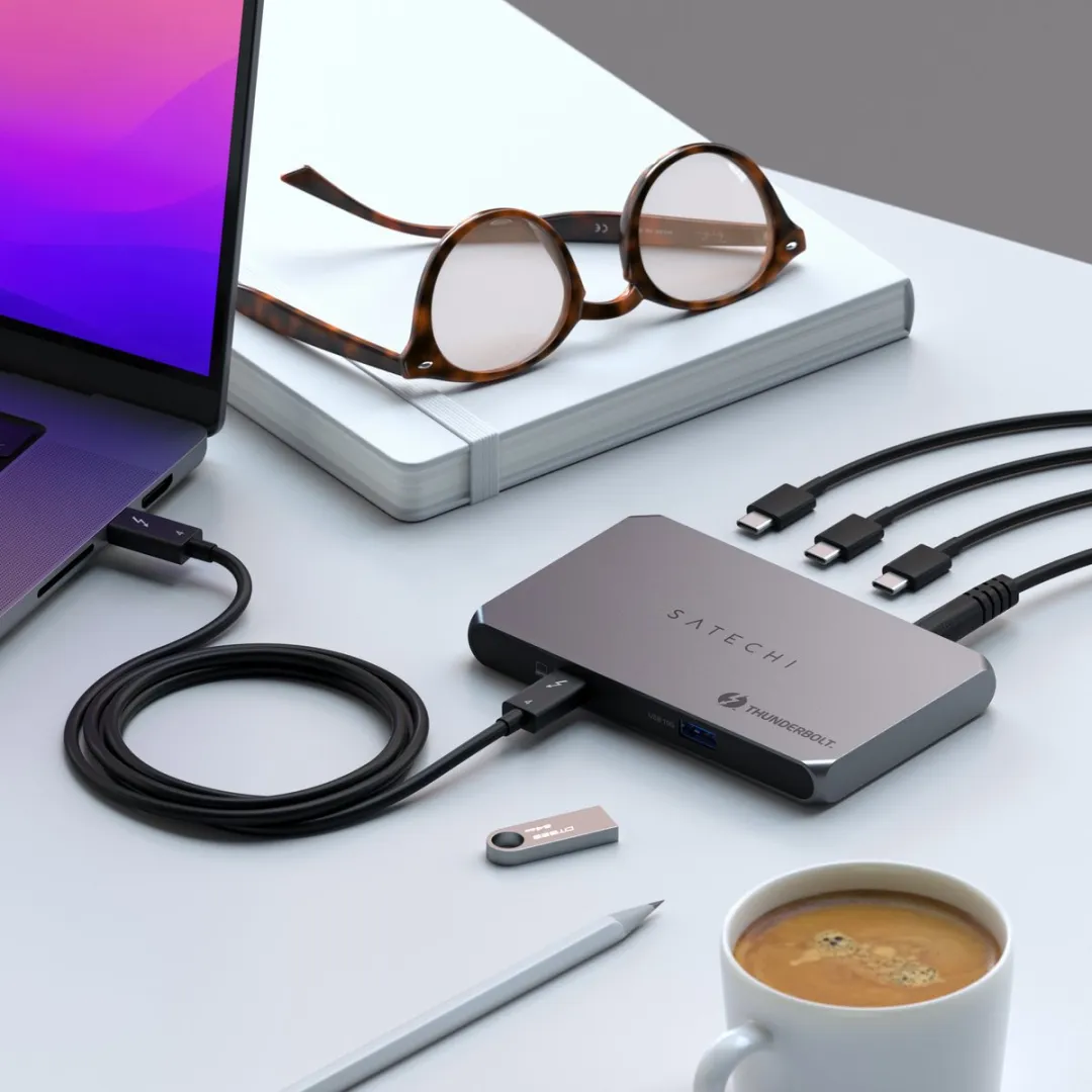 Satechi Thunderbolt 4 Slim Hub ST-T4SHM-EU - Space Gray