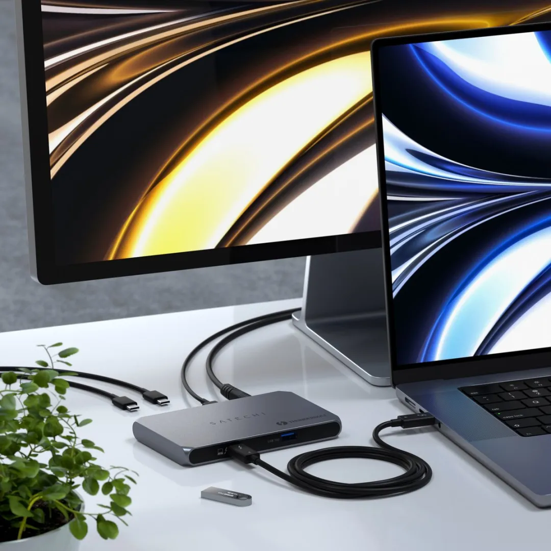 Satechi Thunderbolt 4 Slim Hub ST-T4SHM-EU - Space Gray