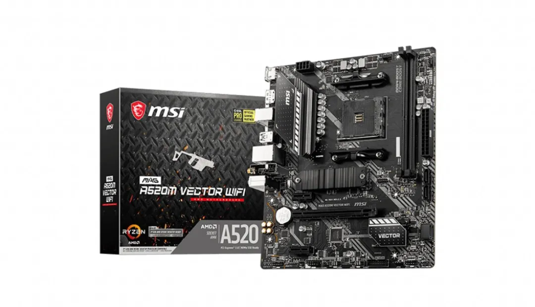 MSI MAG A520M VECTOR WIFI - AM520 Socket AM4 Micro-ATX