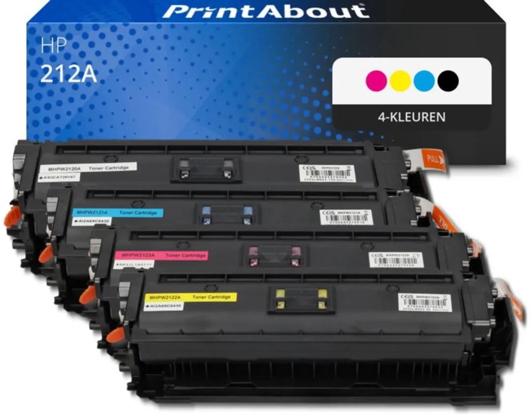PrintAbout Toner 212A Multipack 4-kleuren