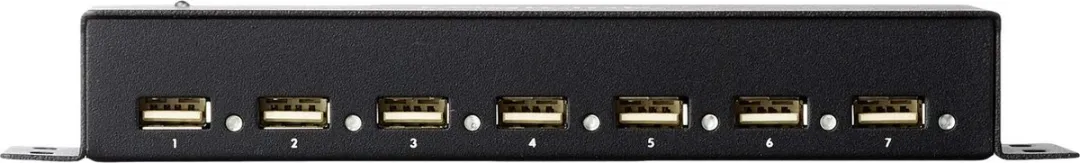 Logilink USB-Hub 7-Port Metaal - 4052792000924 - Zwart