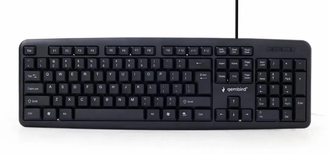 Gembird KB-U-103 USB Toetsenbord - Zwart